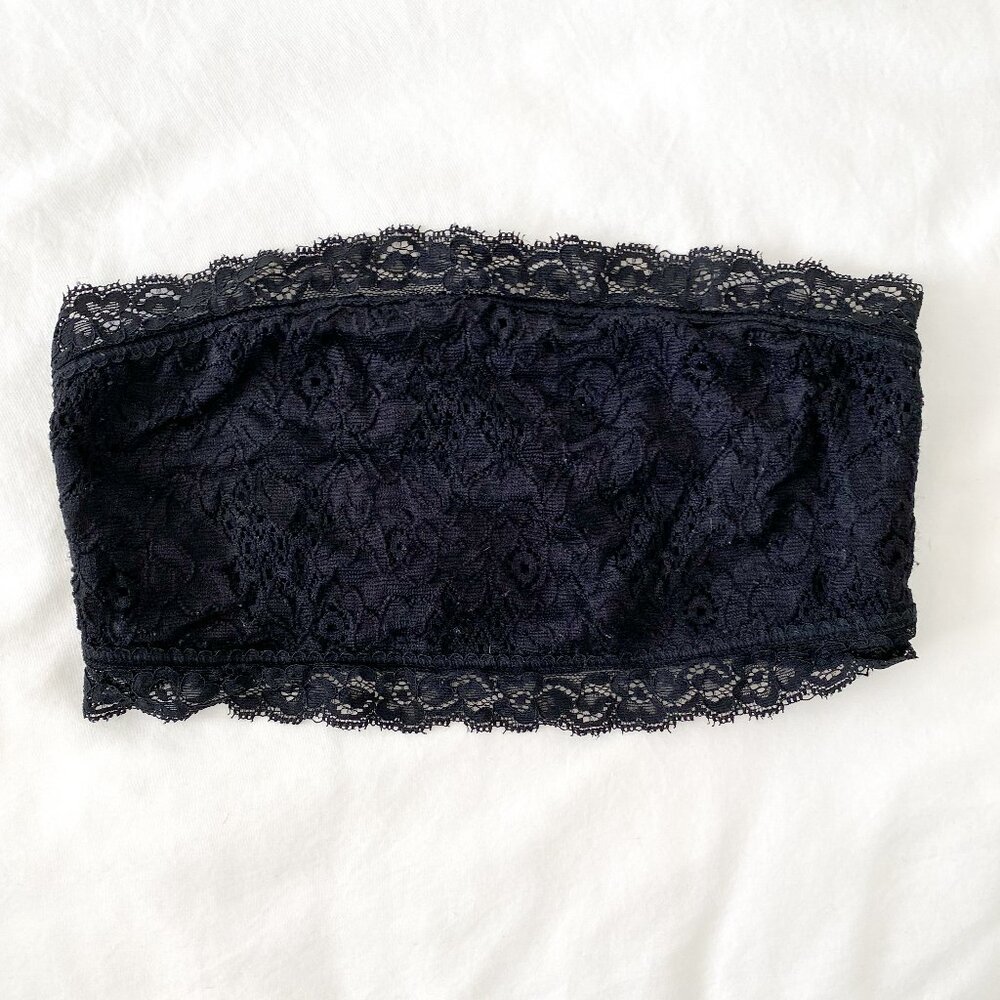 Urban Outfitters Black Lace Bandeau Size XS